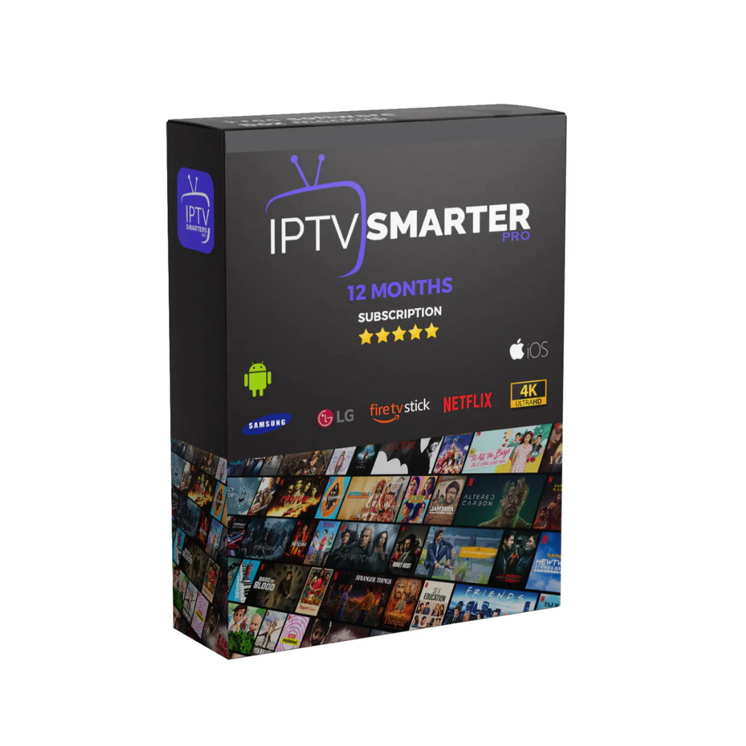 12-Month 4K Live IPTV Subscription - Buy Premium IPTV Smarters Pro Content in USA