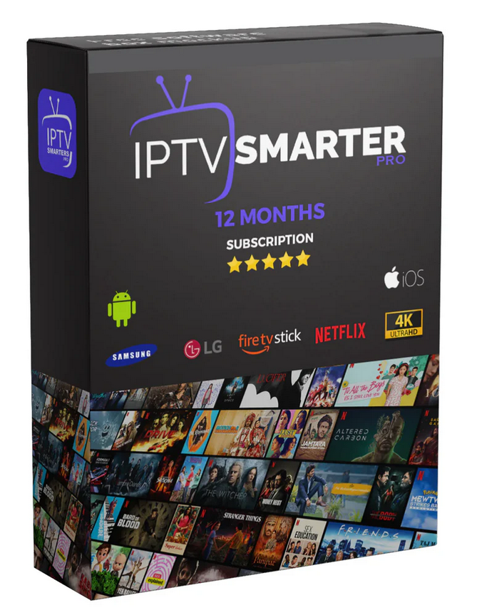 12 Months IPTV subscription - Amazon Fire TV Stick, HD, sharp picture quality, fast streaming, free & live TV, Alexa Voice Remote with TV controls